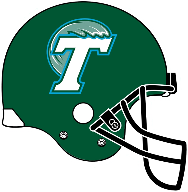 Tulane Green Wave 1998-Pres Helmet Logo diy iron on heat transfer